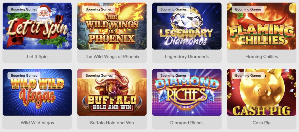 VDCasino slotlarının önizlemesi